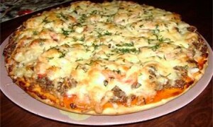 Как приготовить пиццу с мясом