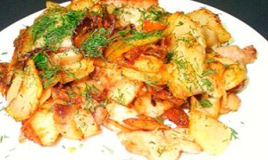 Как приготовить картофель жареный
