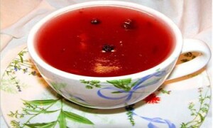 Клюквенный кисель