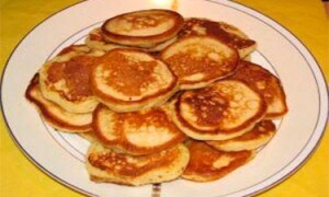 Оладьи с яблоками