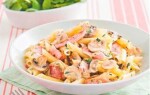 Как приготовить макароны в томате с грибами и ветчиной